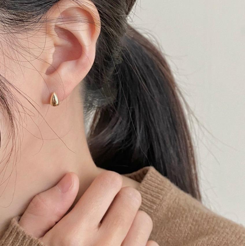 NUEVO - Minimal Drops Studs - Pendientes de gotas minimalistas