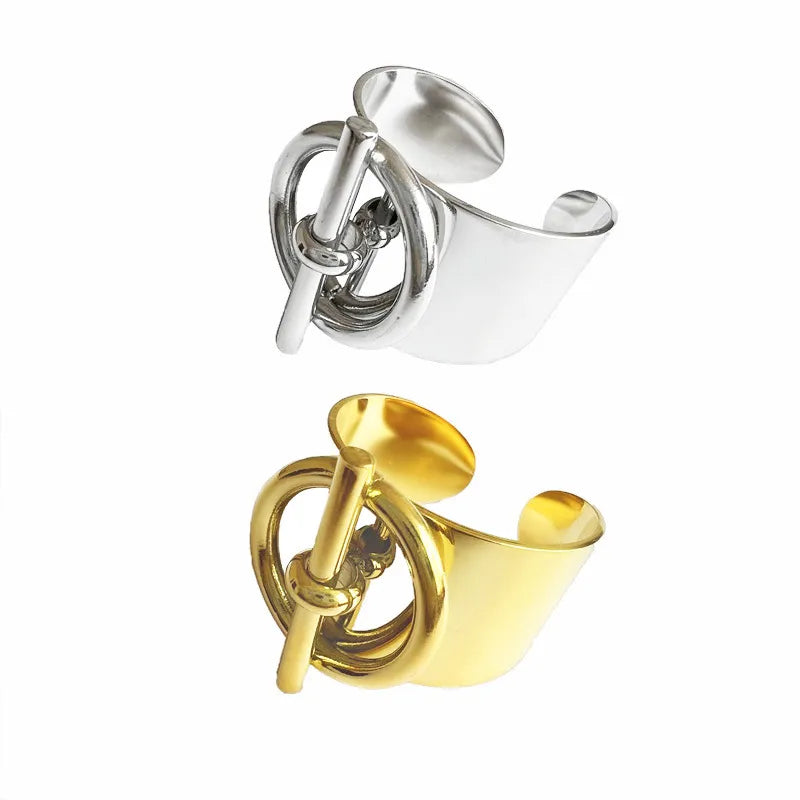 Anillo Retro Geométrico