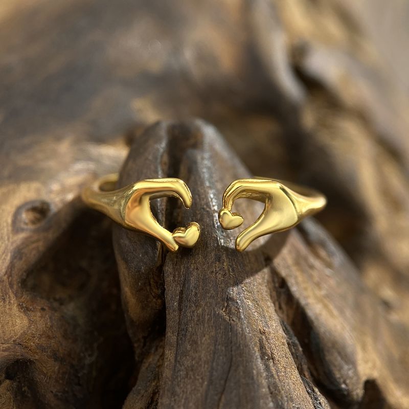 NUEVO - Anillo Unión de Corazones en Plata Esterlina