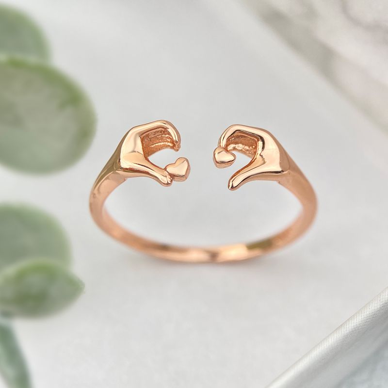 NUEVO - Anillo Unión de Corazones en Plata Esterlina