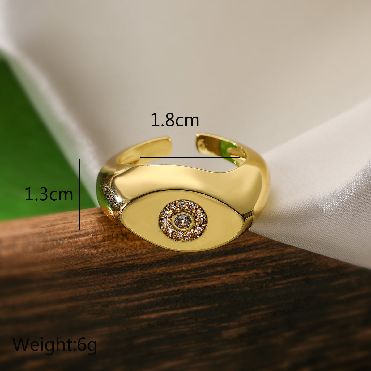 NUEVO - Anillos Ajustables Geométricos Oro