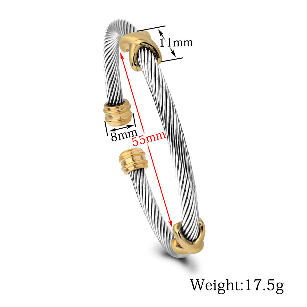NUEVO - Brazalete Ajustable Ejecutiva en Acero