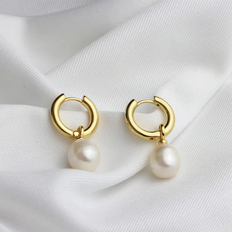 Candongas Perlas de Agua Dulce