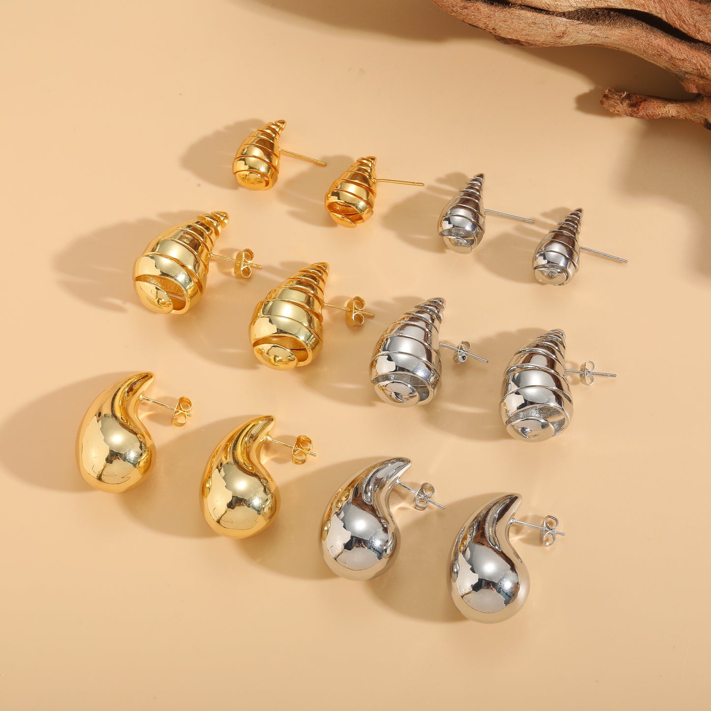 NUEVO - Aretes Droppi Chunky