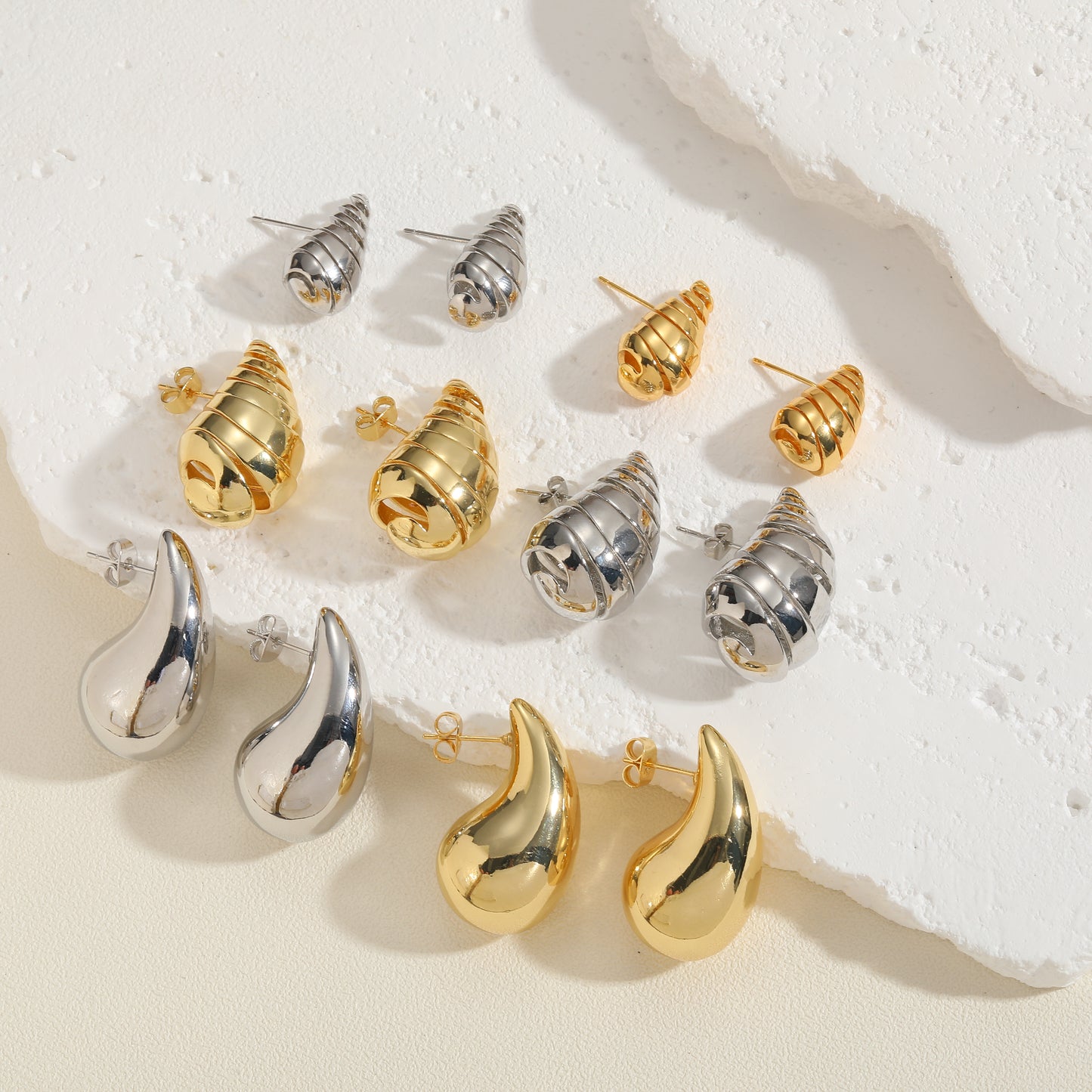 Maxi Aretes Droppi Chunky Espiral