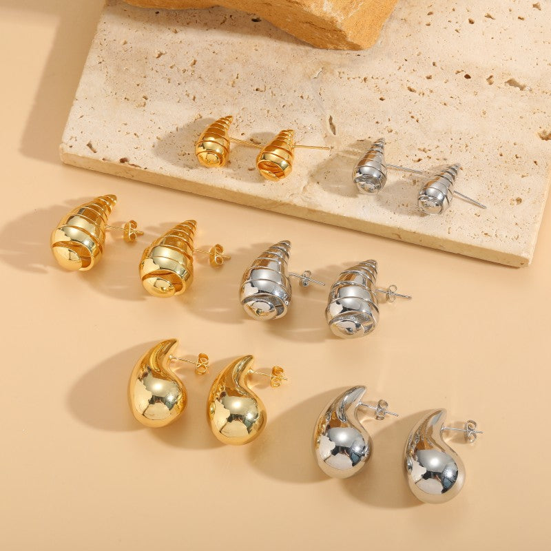 Maxi Aretes Droppi Chunky Espiral