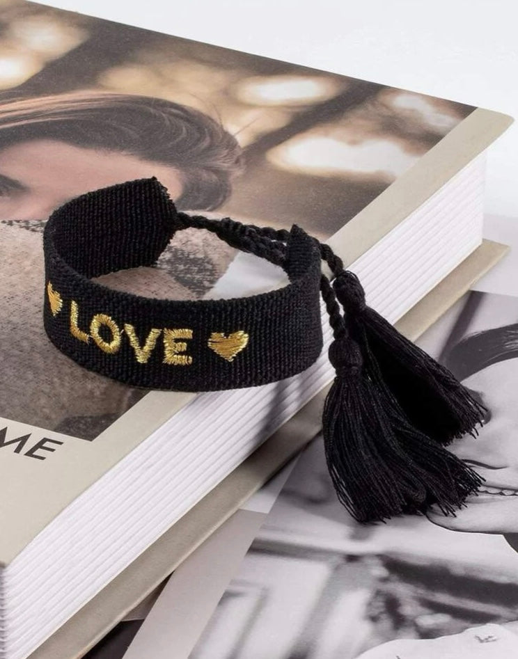 Brazalete Bordado Amor NOV