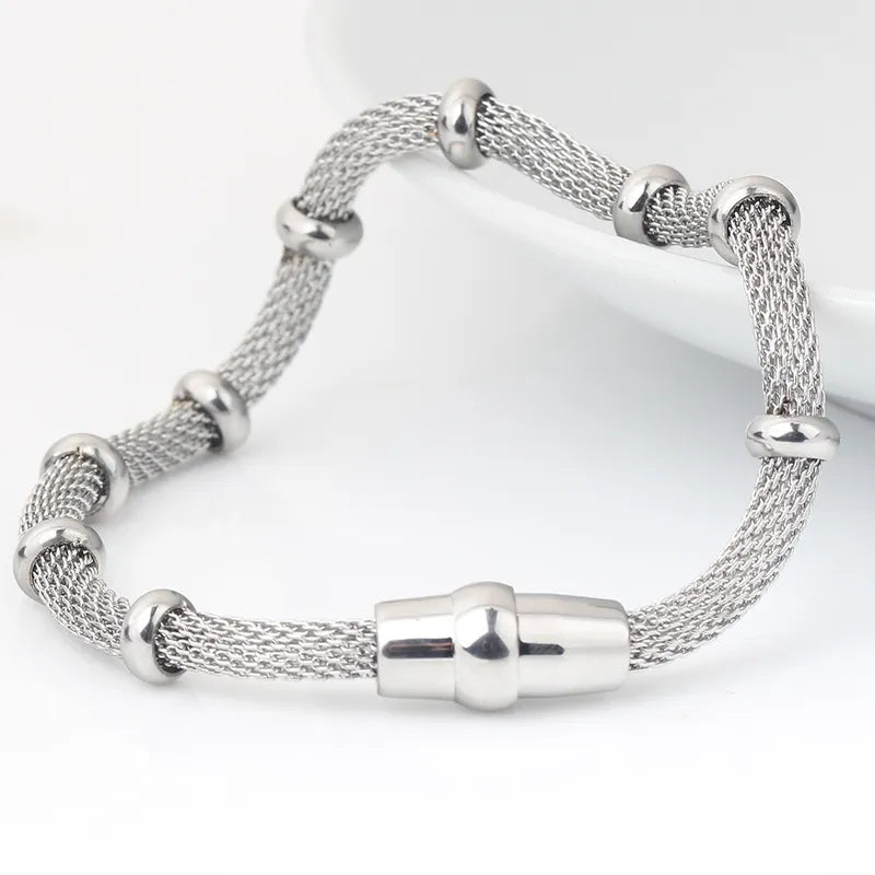 NUEVO - Brazalete de Malla Unión Dorado o Plateado