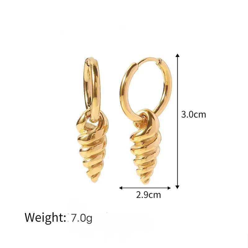 NUEVO - Versátiles Candongas 2 en 1 Chapado en Oro 18K en Dorado o Plateado