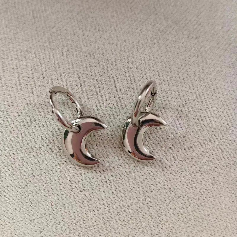 NUEVO - Versátiles Candongas 2 en 1 Chapado en Oro 18K en Dorado o Plateado