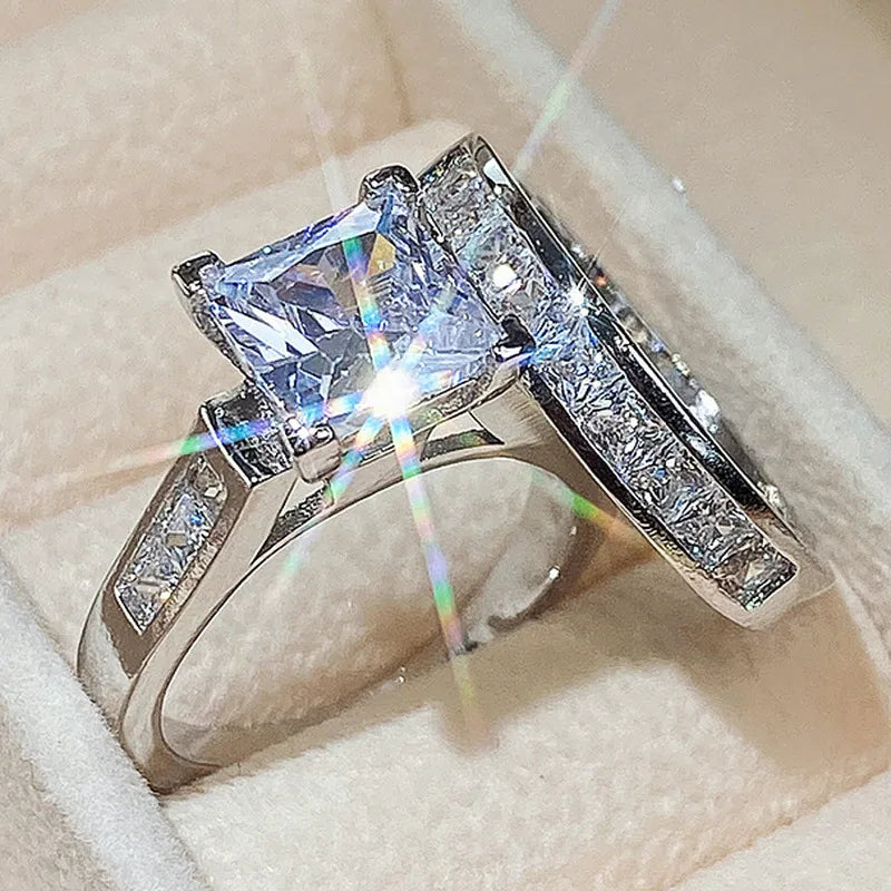 SET de Anillos de Lujo "Estilo Romántico"