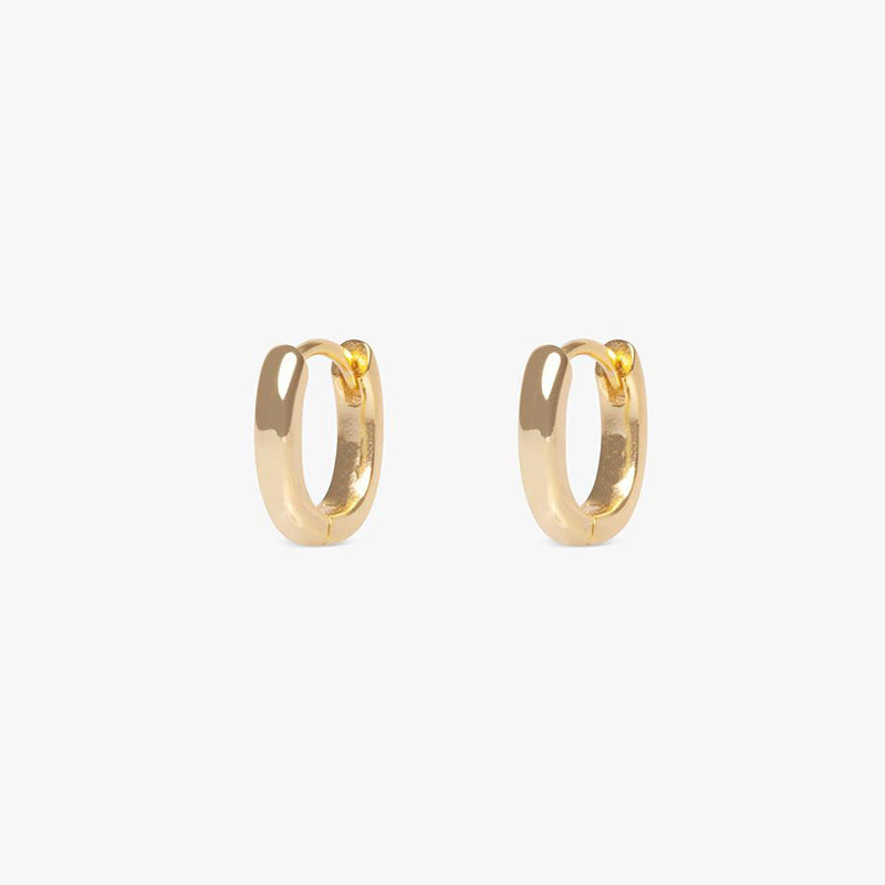 Set de 3 Mini Candongas Tipo "U" en Dorado o Plateado
