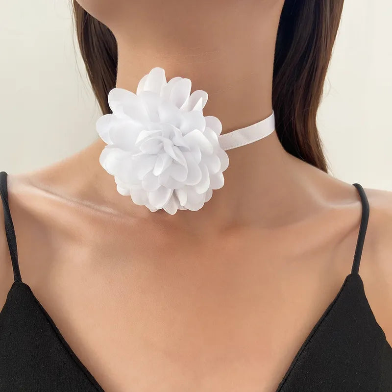 Choker Princesa Vintage con Flores Estilo Pastoral