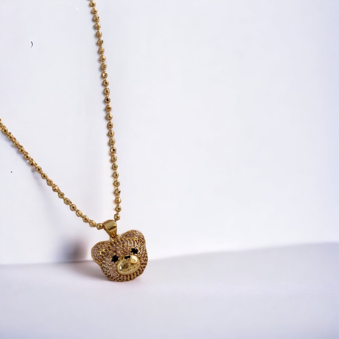 Cadena Osito Brillante