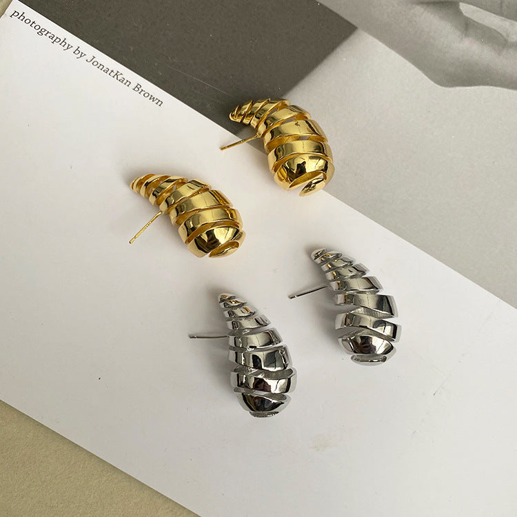 Maxi Aretes Droppi Chunky Espiral