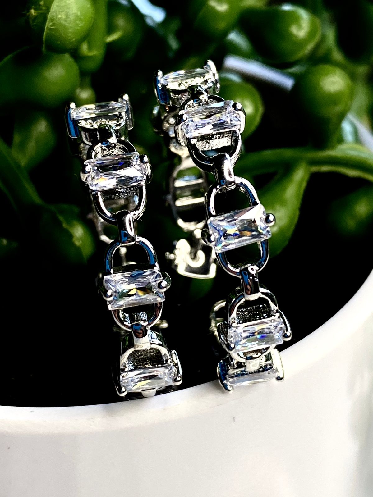 Candongas Plata Con Circones