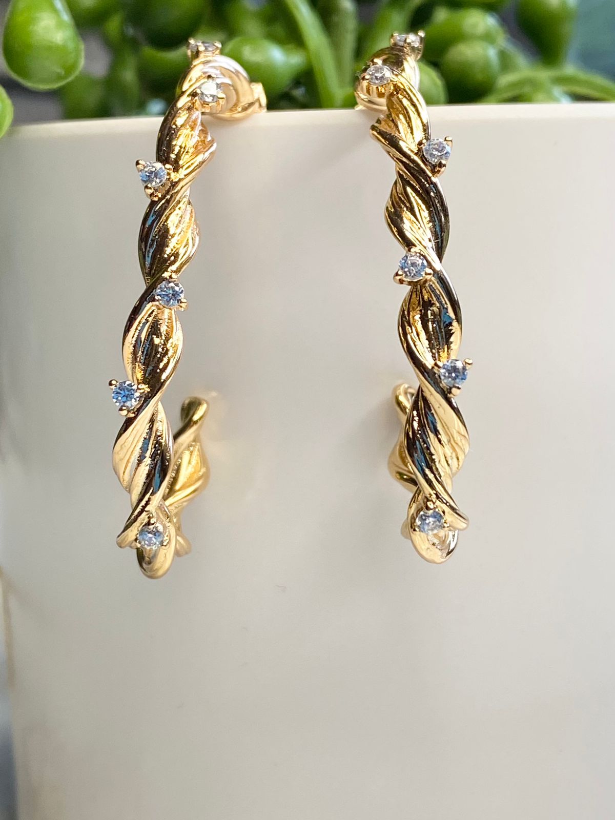Aretes Texturizados con Circones