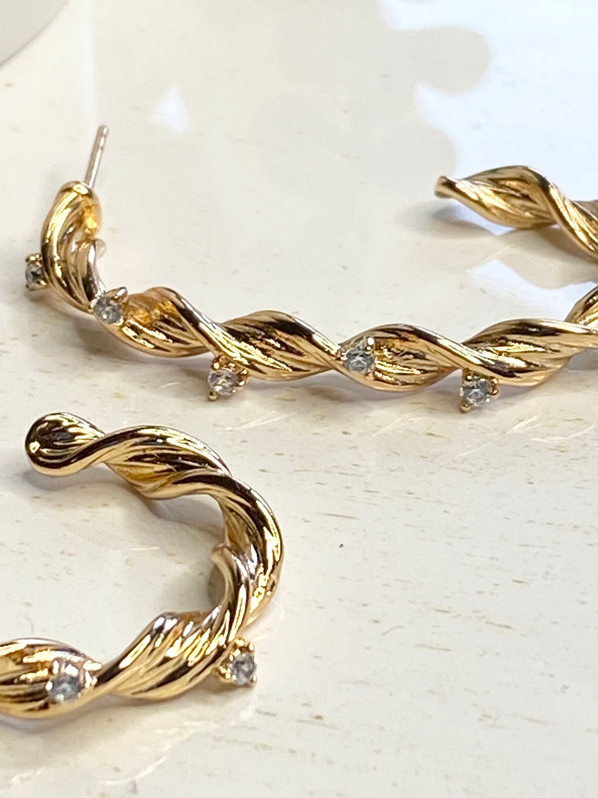 Aretes Texturizados con Circones