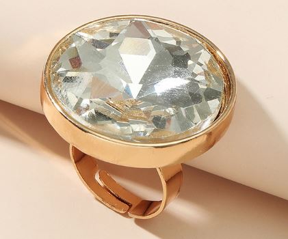 Anillo de Piedra Cristal Vintage