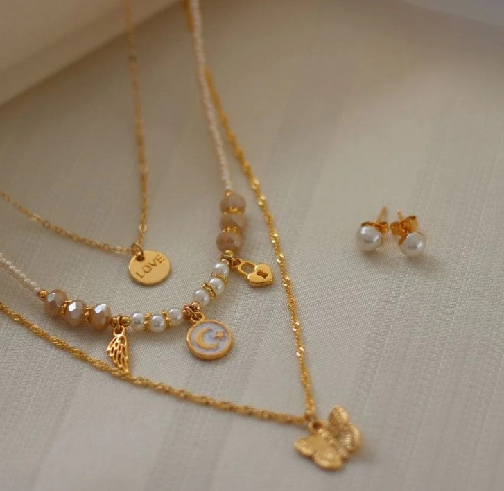 Collar Triple Desde El Agradecimiento