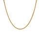 NUEVO - Eterna Espiral Dorada - Cadena Twist de Acero Inoxidable Bañada en Oro de 14k