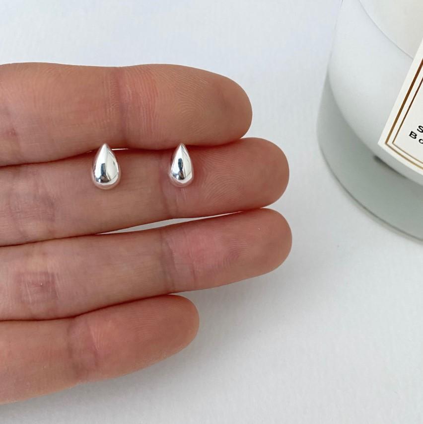 NUEVO - Minimal Drops Studs - Pendientes de gotas minimalistas