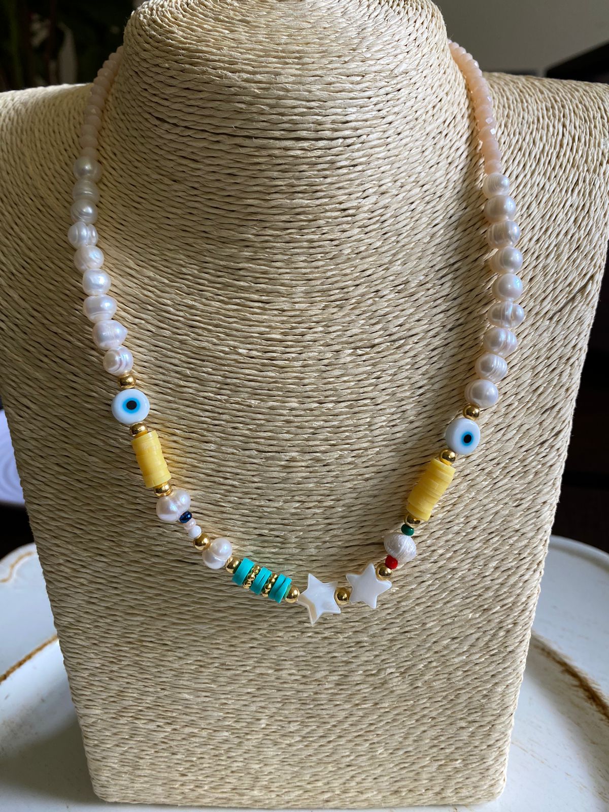Collar Mar de Perlas 37 cm + 5cm