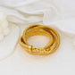 NUEVO - Brazalete Radiante Dorado Estilo Atemporal