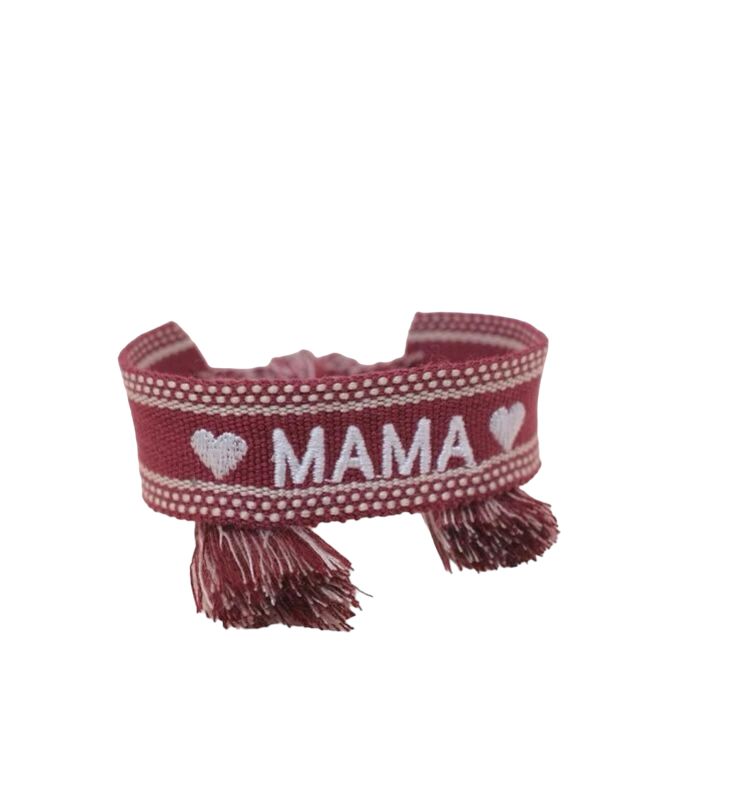 Brazalete Bordado Mamá