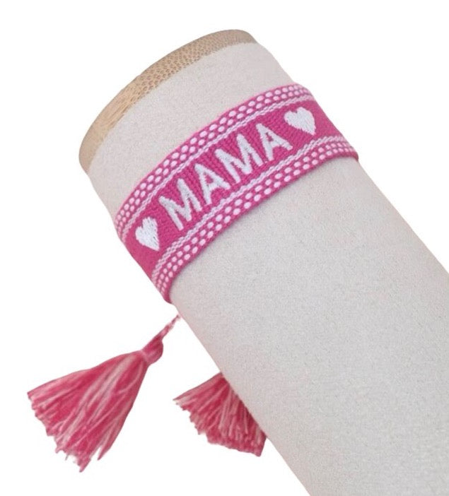 Brazalete Bordado Mamá