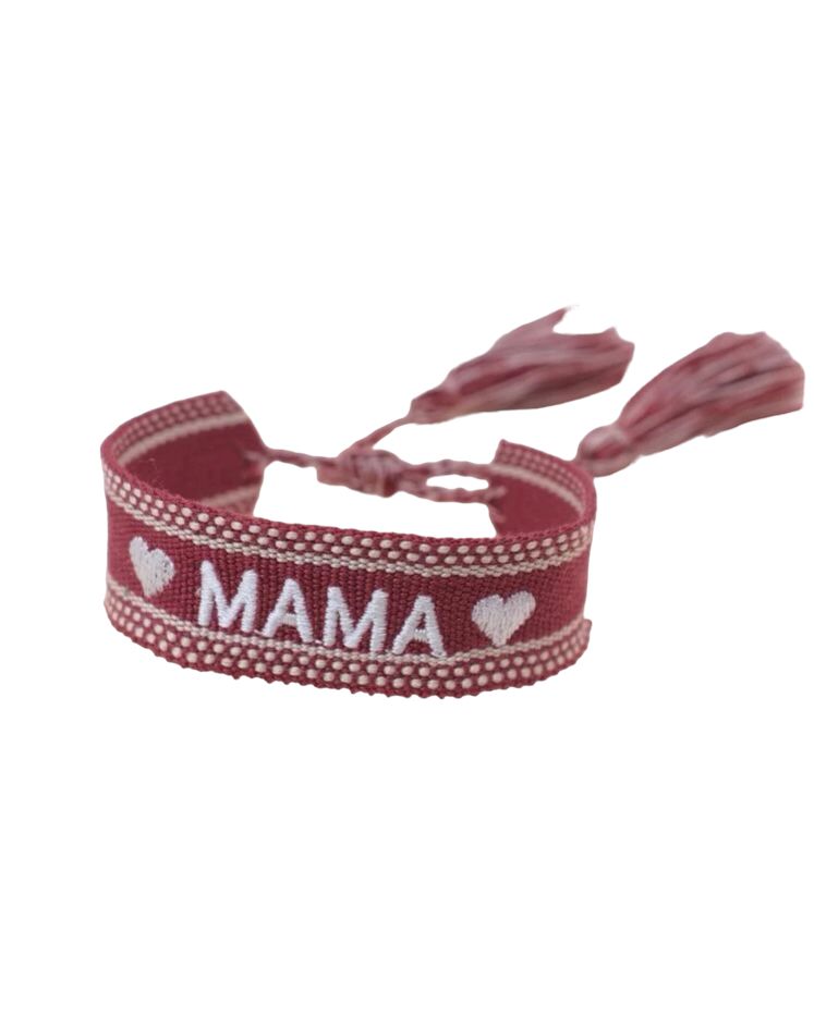 Brazalete Bordado Mamá