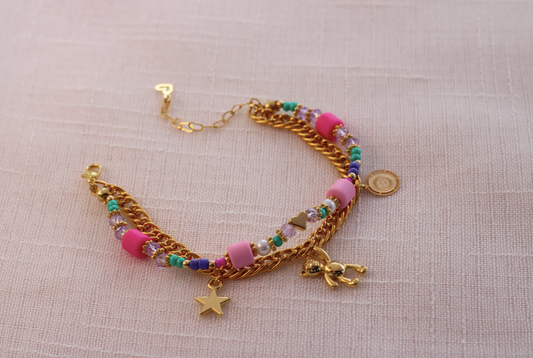 Pulsera  Osito en Armonía