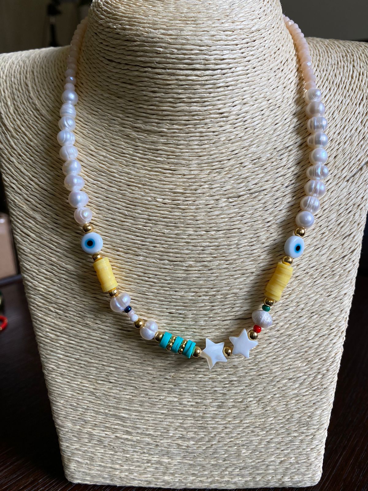 Collar Mar de Perlas 37 cm + 5cm