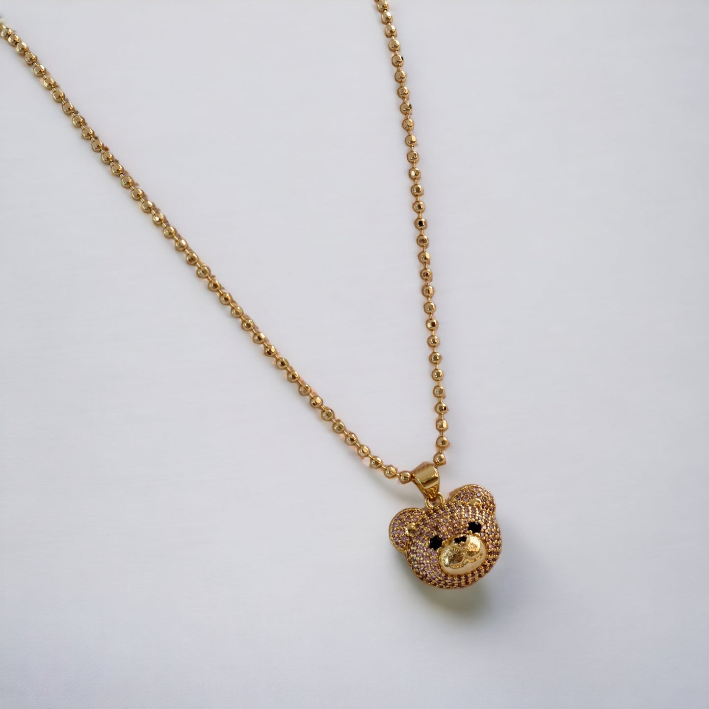Cadena Osito Brillante